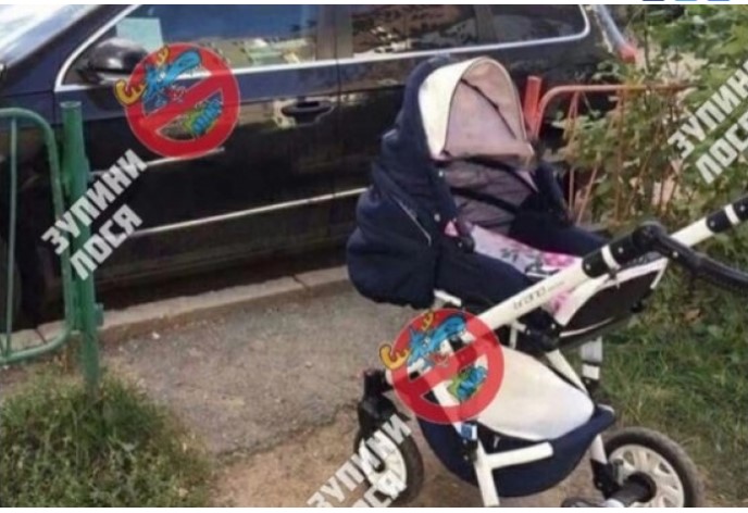 «Герой парковки» из Киева пригрозил мамам с колясками судом
