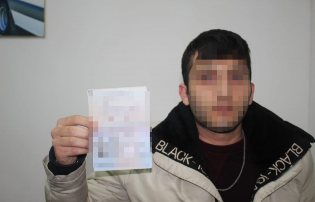 На Закарпатье пограничники задержали турка с липовыми документами