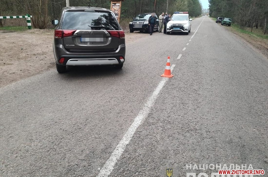 В Житомирской области Audi унесло в кювет: пострадала киевлянка