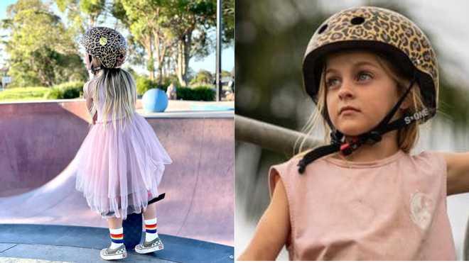 6-летняя австралийка показала дерзкий трюк на скейтборде