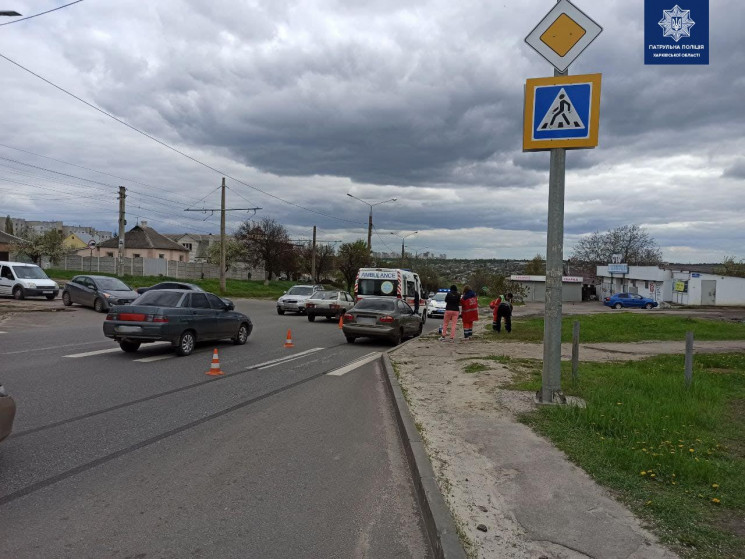 Водитель Daewoo сбил пешехода в Харькове