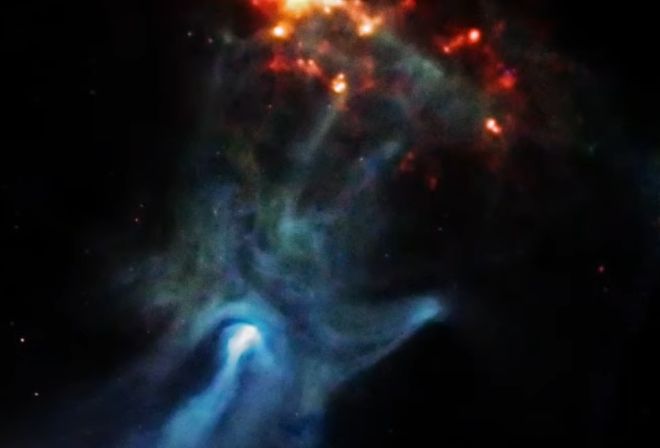 Гигантская «рука» в космосе шокировала экспертов НАСА (ФОТО, ВИДЕО)