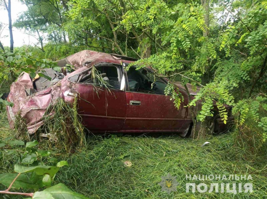Toyota врезалась в дерево под Николаевом: погибли водитель и пассажир (ФОТО)