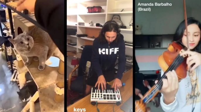 Кот записал трэк с музыкантами из разных стран (ФОТО, ВИДЕО)