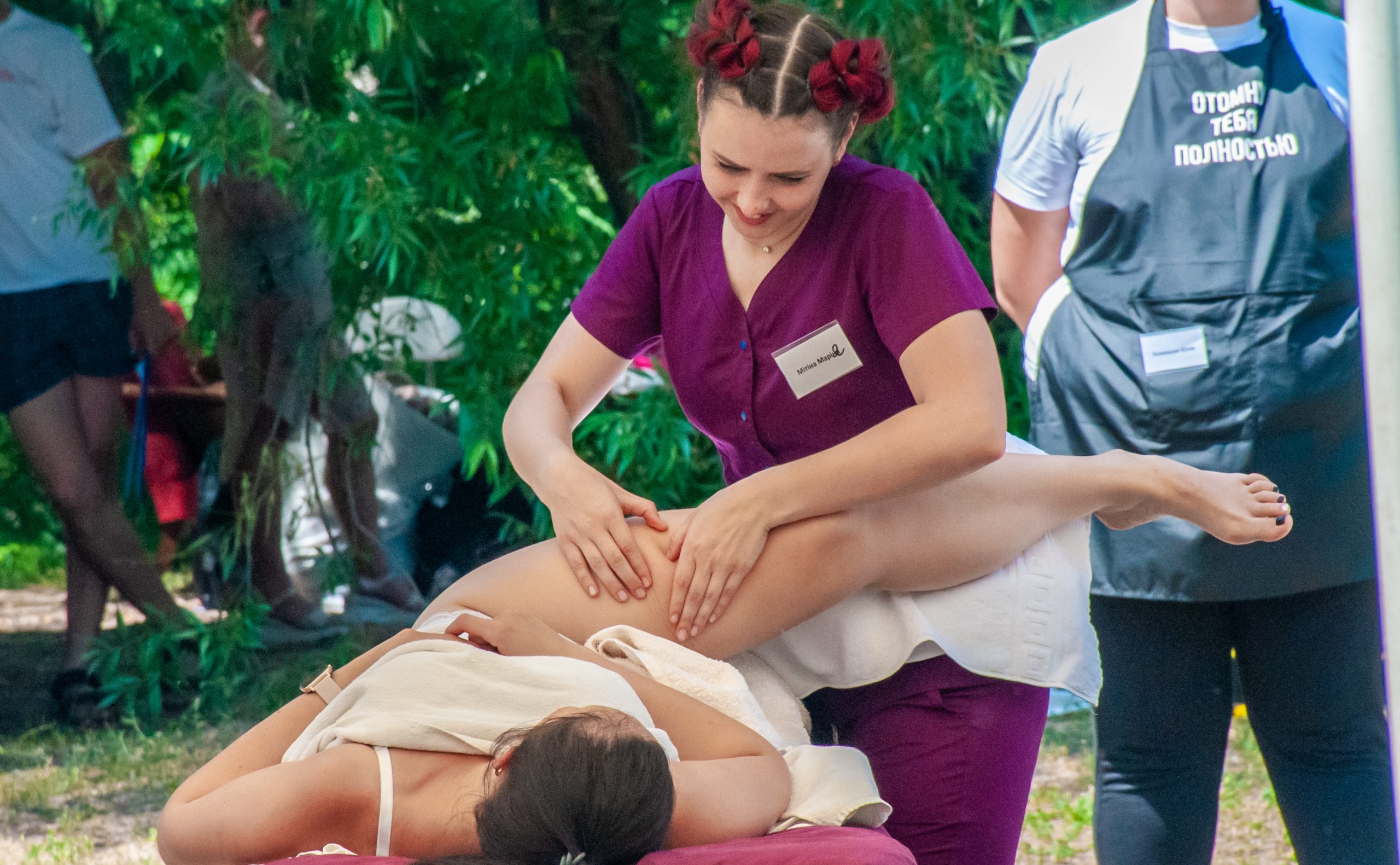 В Харькове прошли самые массовые соревнования по массажу