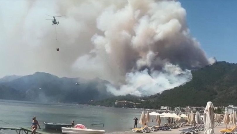 На турецком курорте произошел масштабный пожар (ФОТО, ВИДЕО)