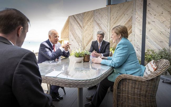«Мы на правильном пути»: Меркель обсудила с Байденом «Северный поток-2»