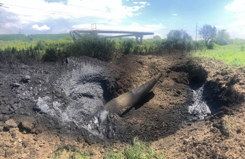 На Прикарпатье произошел взрыв на газопроводе (ФОТО)