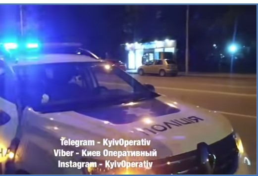 В Киеве экс-прокурор нарушил ПДД и угрожал патрульным (ВИДЕО)