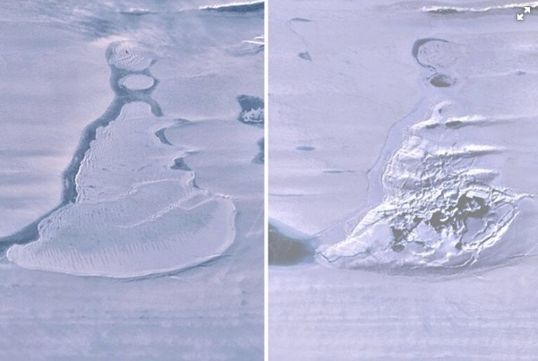 В Антарктиде исчезло крупное пресноводное озеро (ФОТО)