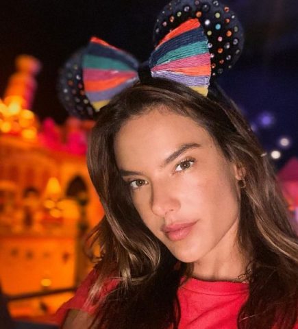 Alessandra Ambrosio Pozirovala S Igrivym Bantom V Pricheske Foto Chitat Na Golos Ua