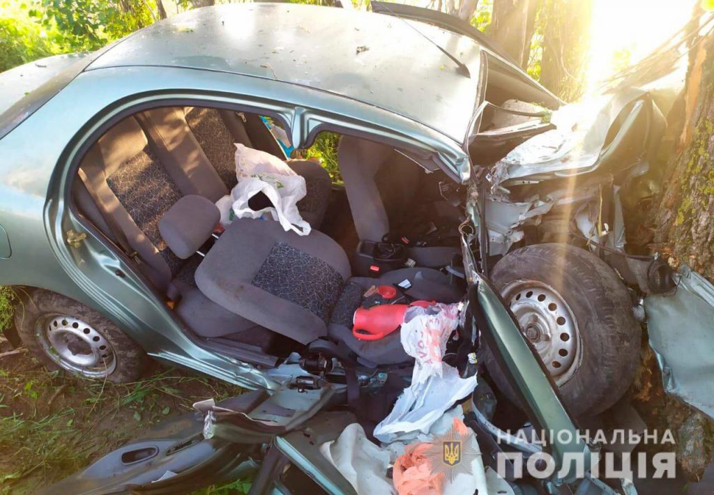 Под Николаевом Lanos врезался в дерево: в авто зажало беременную (ФОТО)