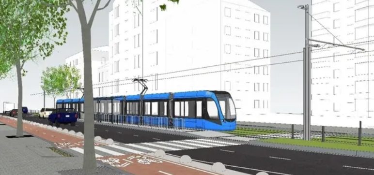 В Киеве запустят скоростной трамвай до Дворца спорта (ФОТО)
