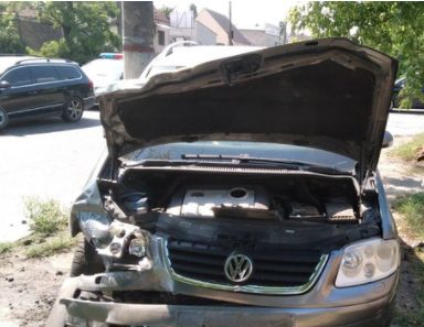 В Николаеве столкнулись два Volkswagen (ФОТО)
