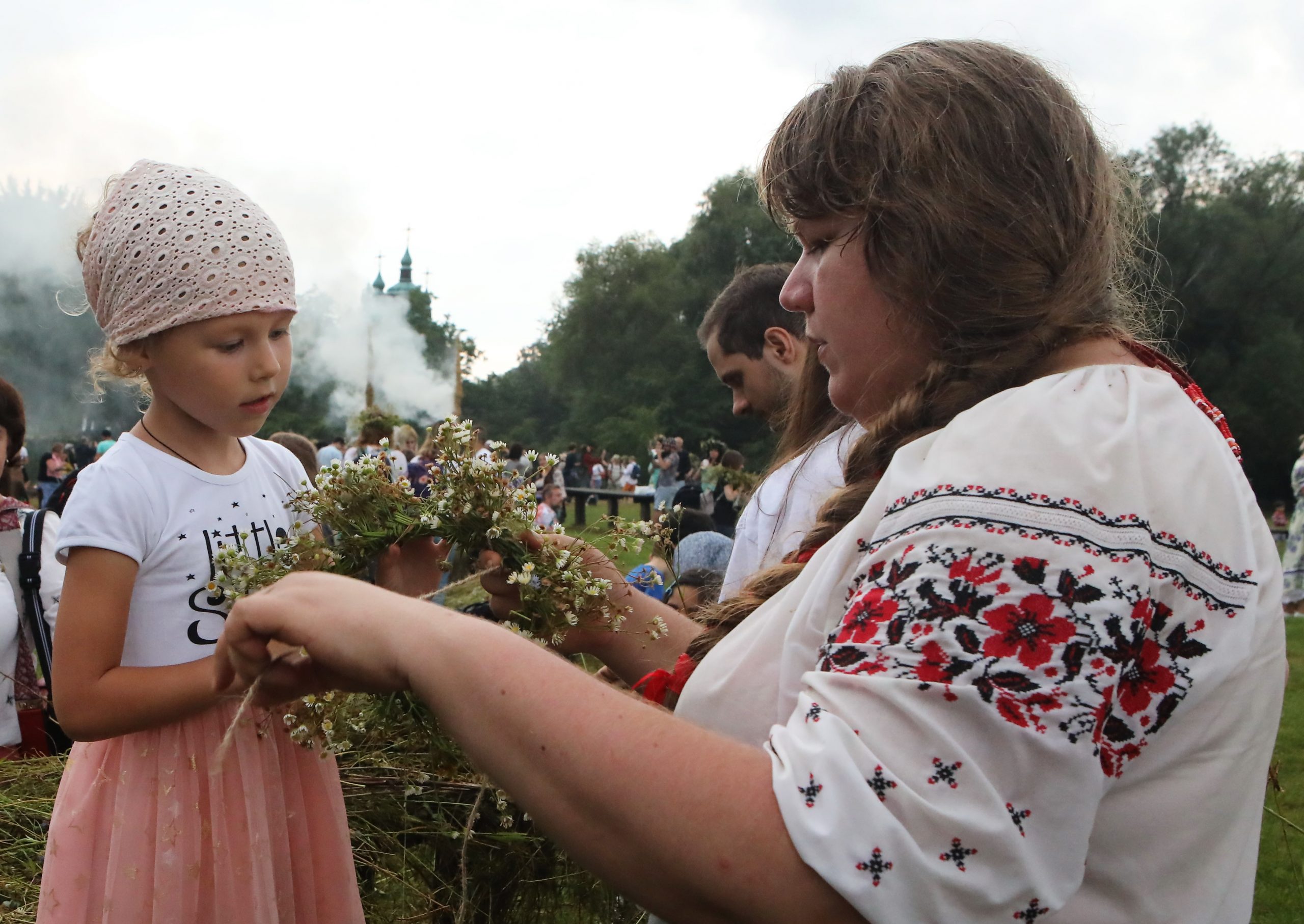 В Пирогово прошли Купальские гулянья