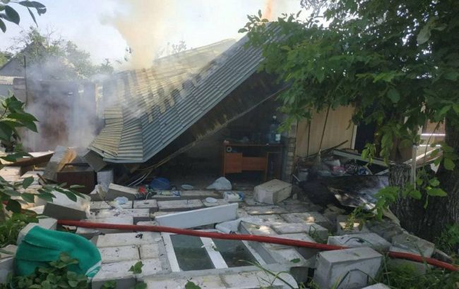В Смеле из-за взрыва баллона разрушен жилой дом (ФОТО)