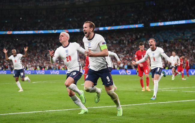 Англия вышла в финал в Евро-2020 после победы над Данией