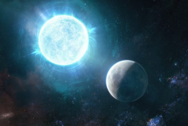 Ученые обнаружили звезду величиной с Луну (ФОТО)