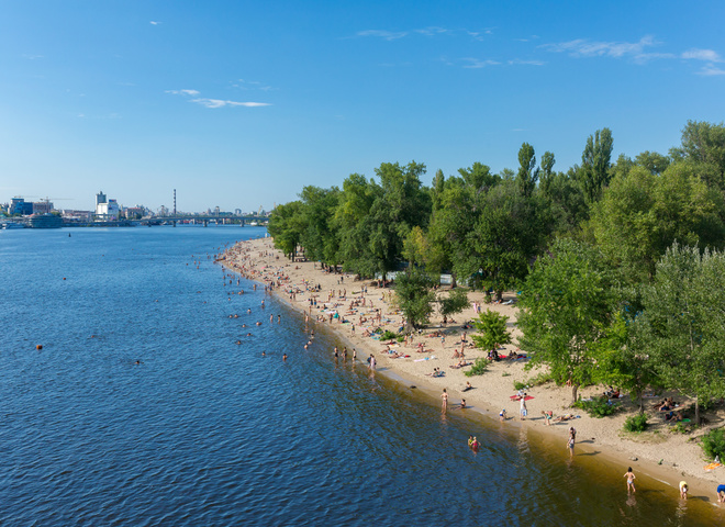 14 пляжей Киева находятся в “красной зоне”  