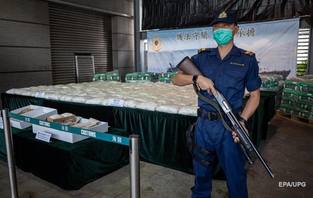 В Гонконге изъяли крупнейшие партии наркотиков за 20 лет (ФОТО)
