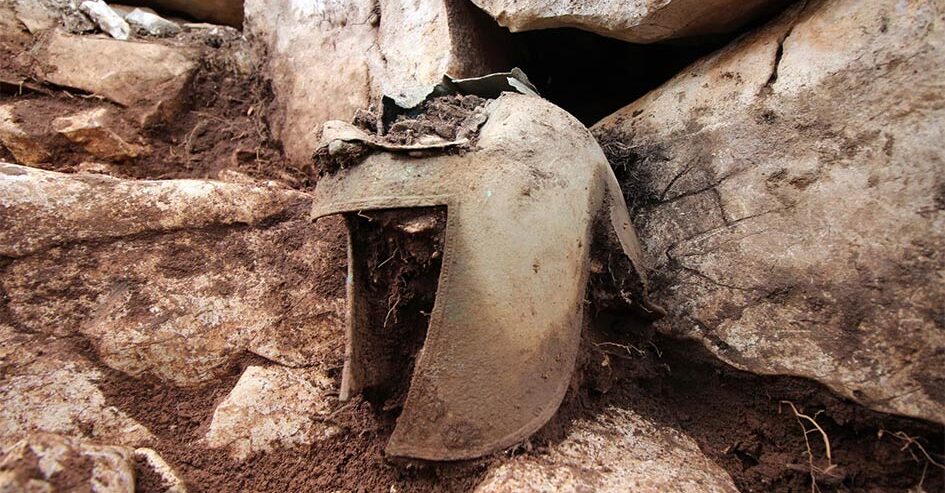 В Хорватии обнаружили древний бронзовый шлем