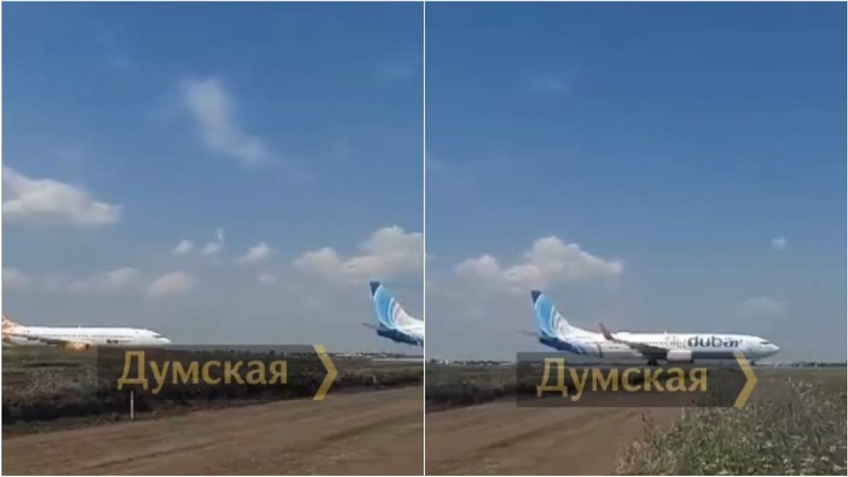 Пилот из ОАЭ спровоцировал самолетную пробку в аэропорту Одессы (ВИДЕО)