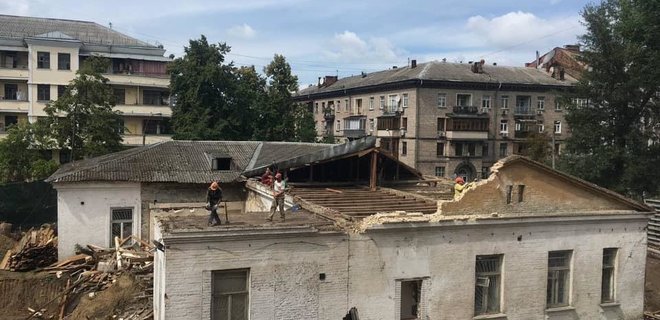 Снос исторического дома в центре Киева: полиция открыла уголовное производство