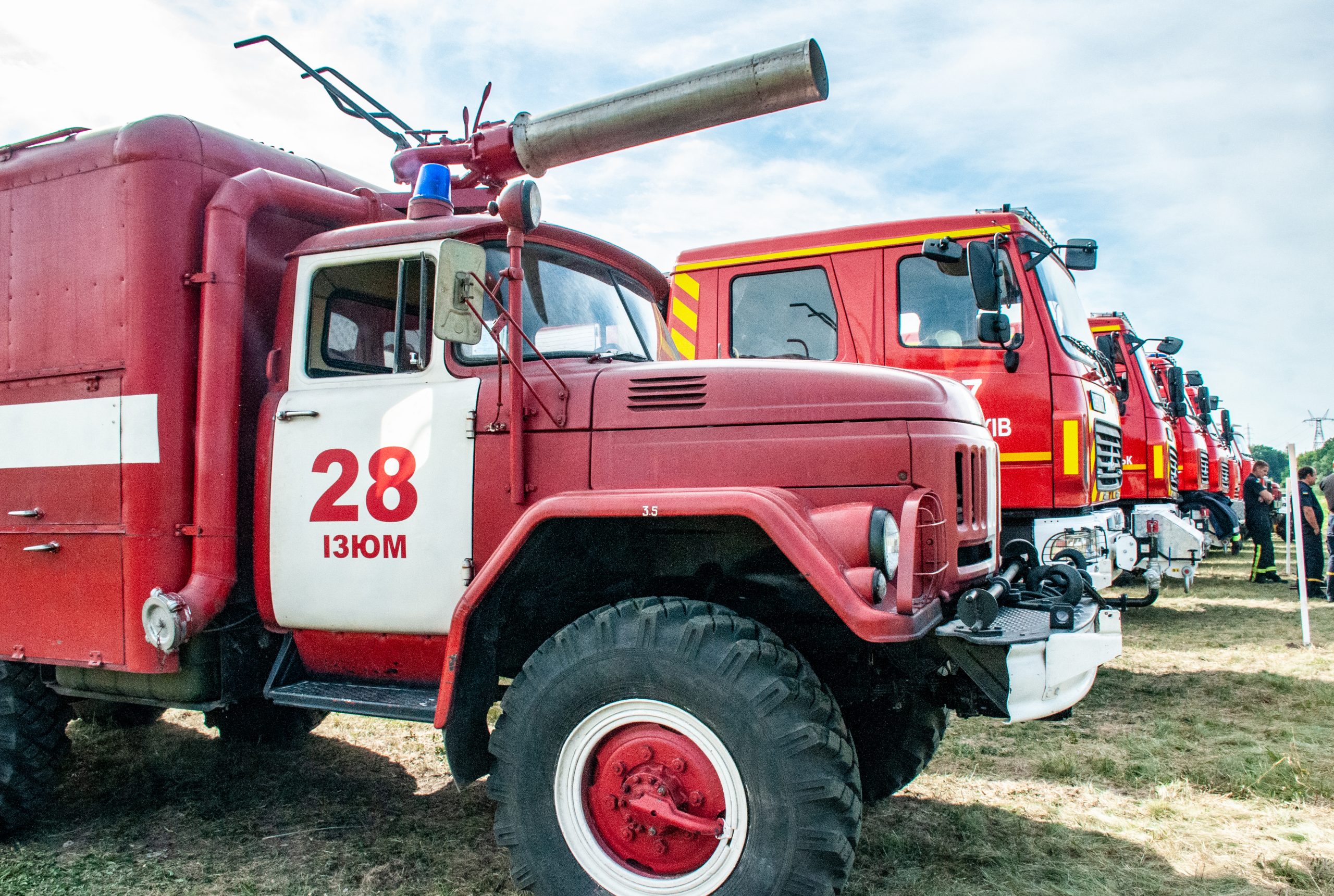 На Харьковщине учились тушить лесные пожары
