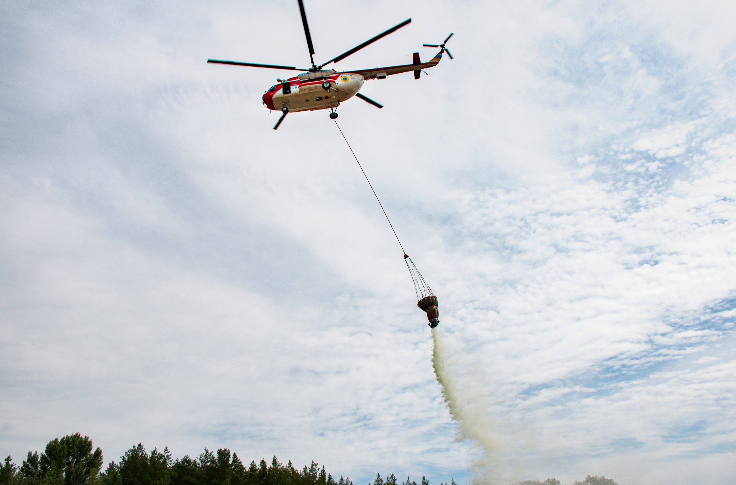 На Харьковщине учились тушить лесные пожары