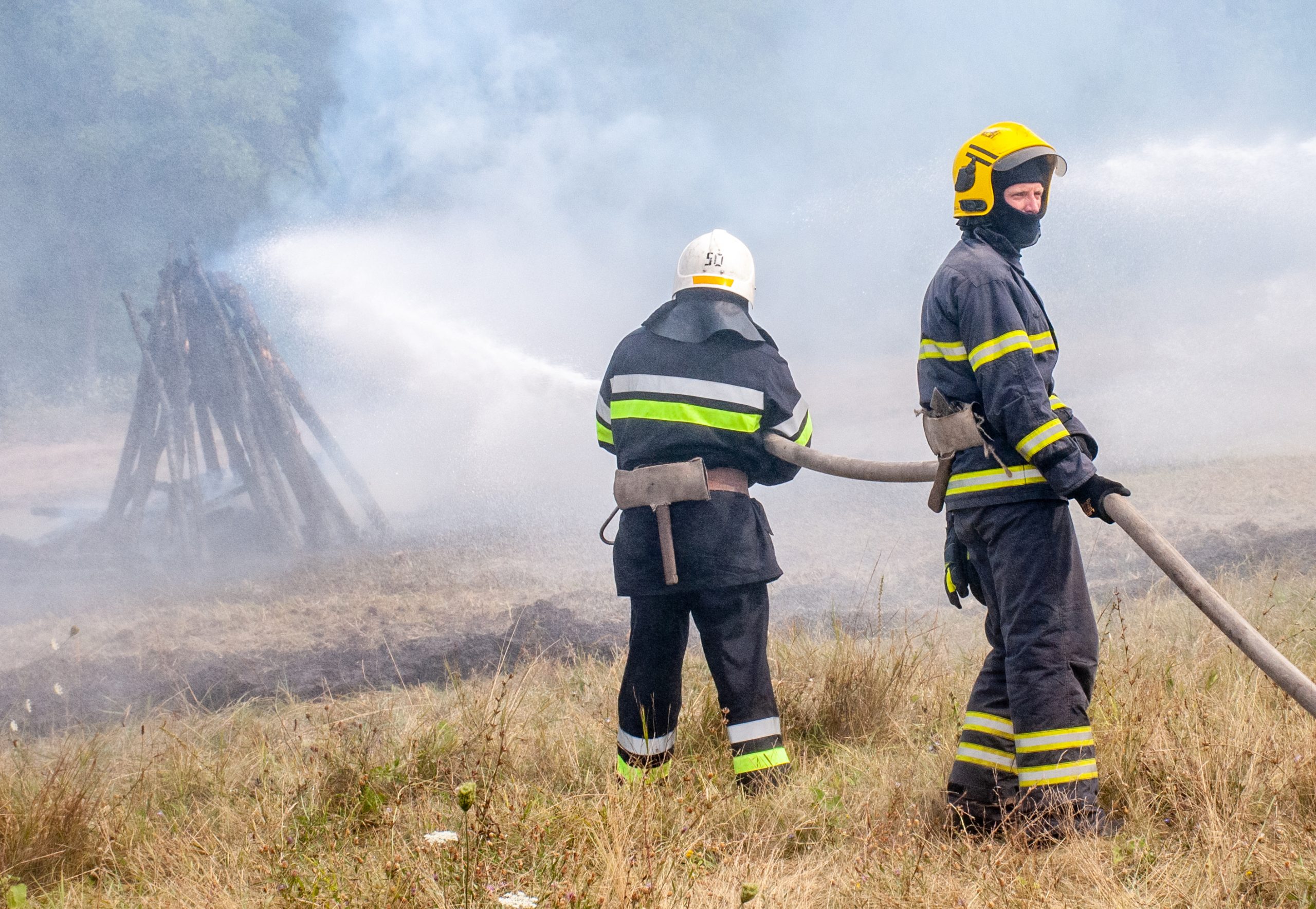 На Харьковщине учились тушить лесные пожары