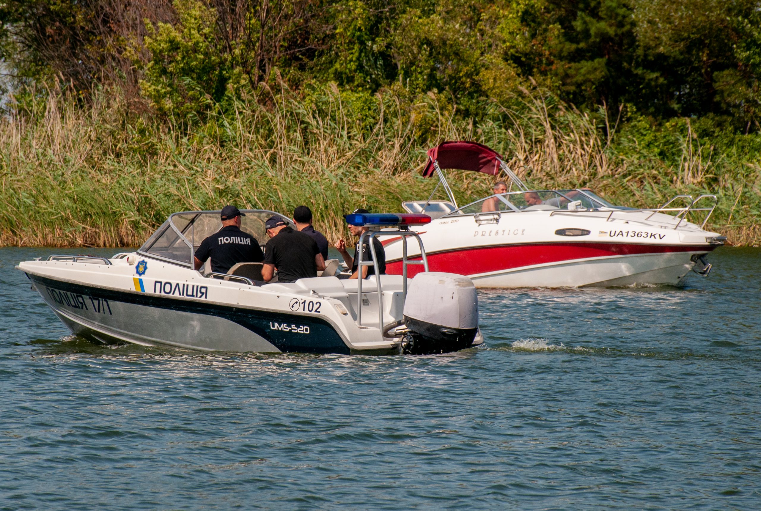 На Харьковщине начала работу водная полиция