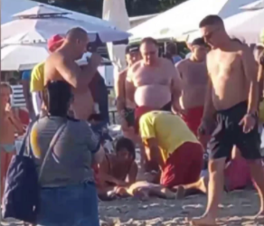 На одесском пляже реанимировали утонувшую девочку (ФОТО)