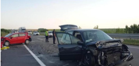 При столкновении трех автомобилей под Одессой пострадали двое детей (ФОТО)