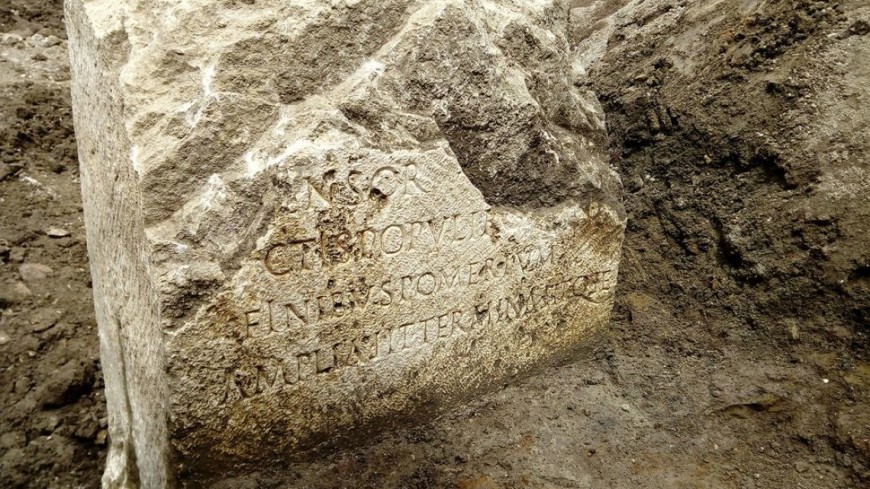 Строители в Риме нашли артефакт времен правления императора Клавдия (ФОТО)