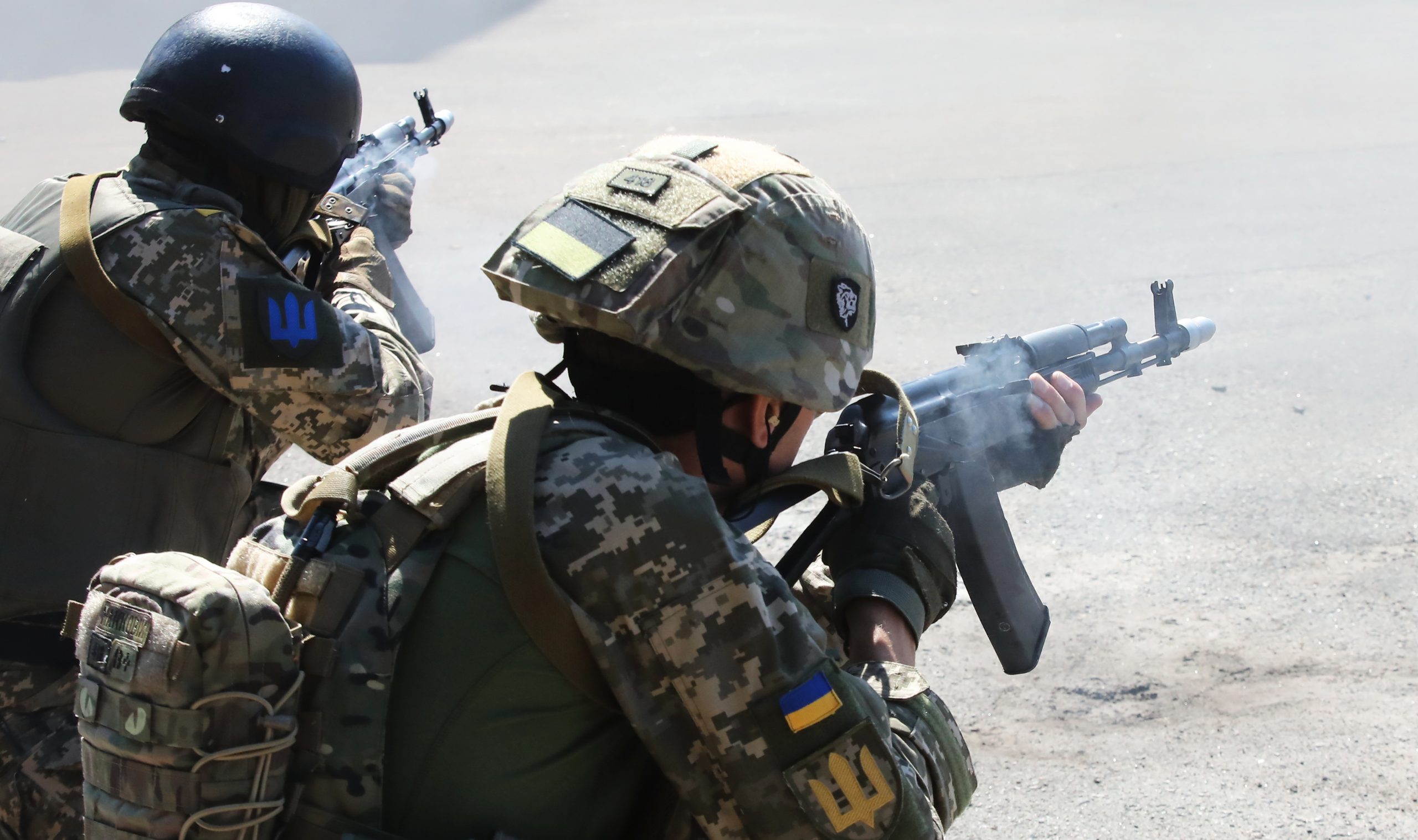 В Киеве проходят военные сборы резервистов теробороны