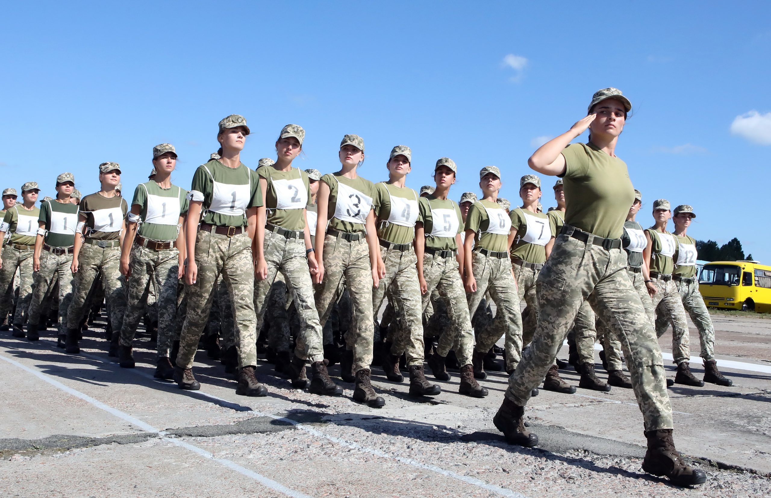 В Киеве проходят репетиции парада войск ко Дню Независимости Украины