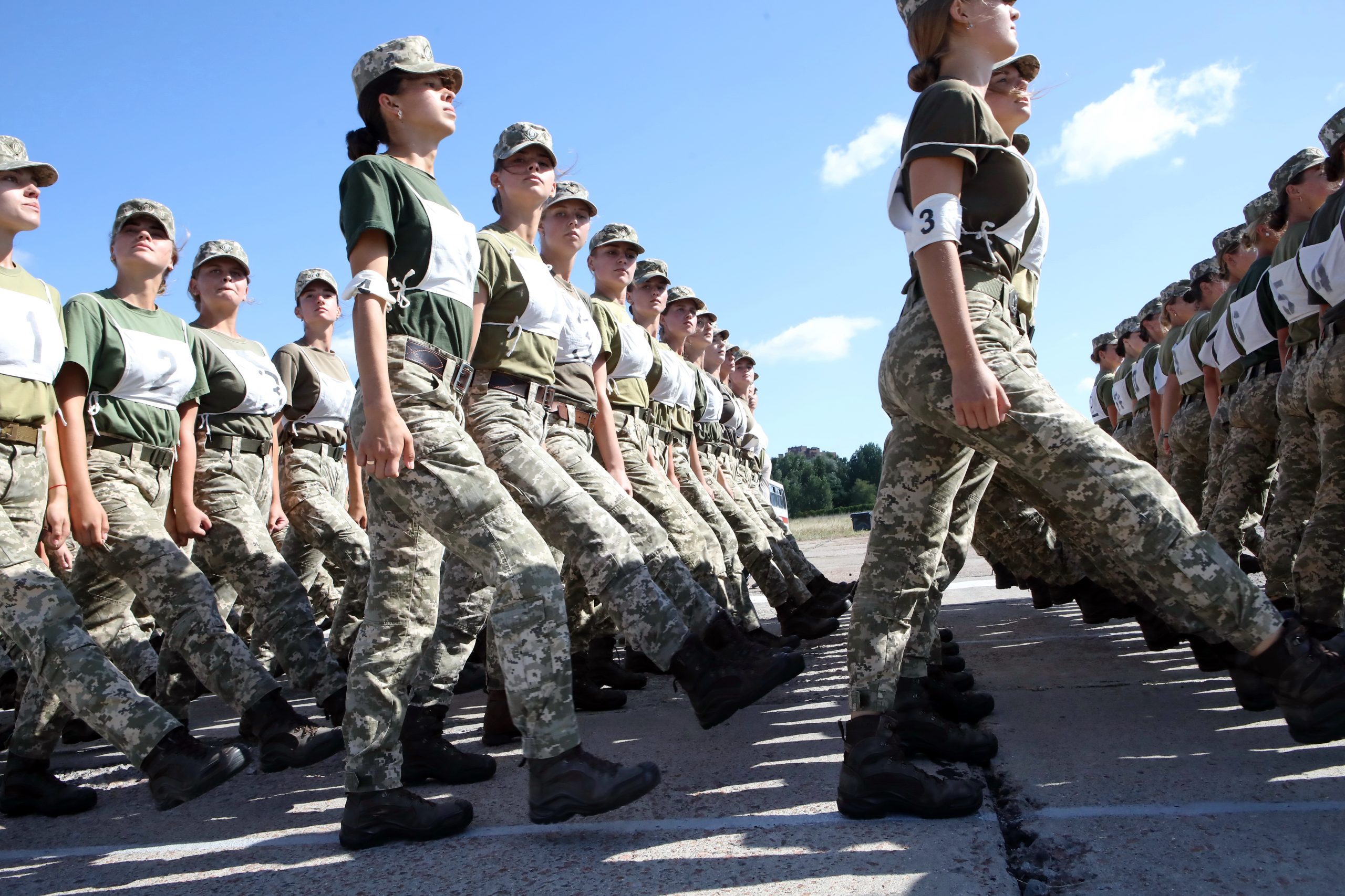 В Киеве проходят репетиции парада войск ко Дню Независимости Украины