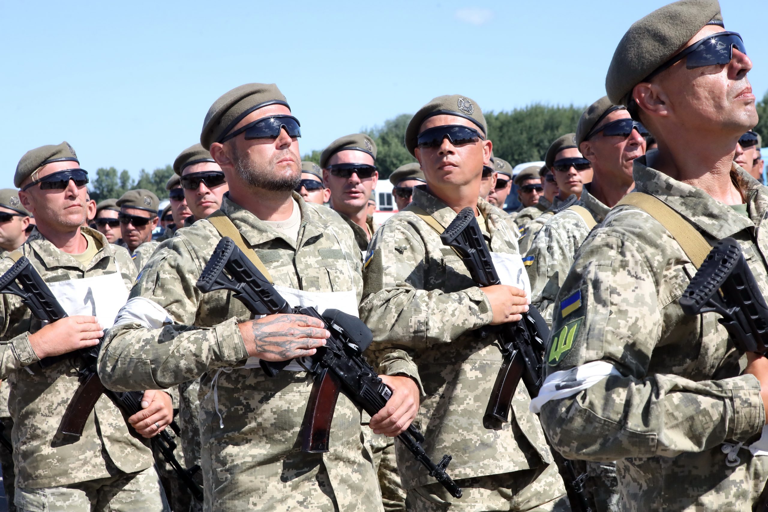 В Киеве проходят репетиции парада войск ко Дню Независимости Украины