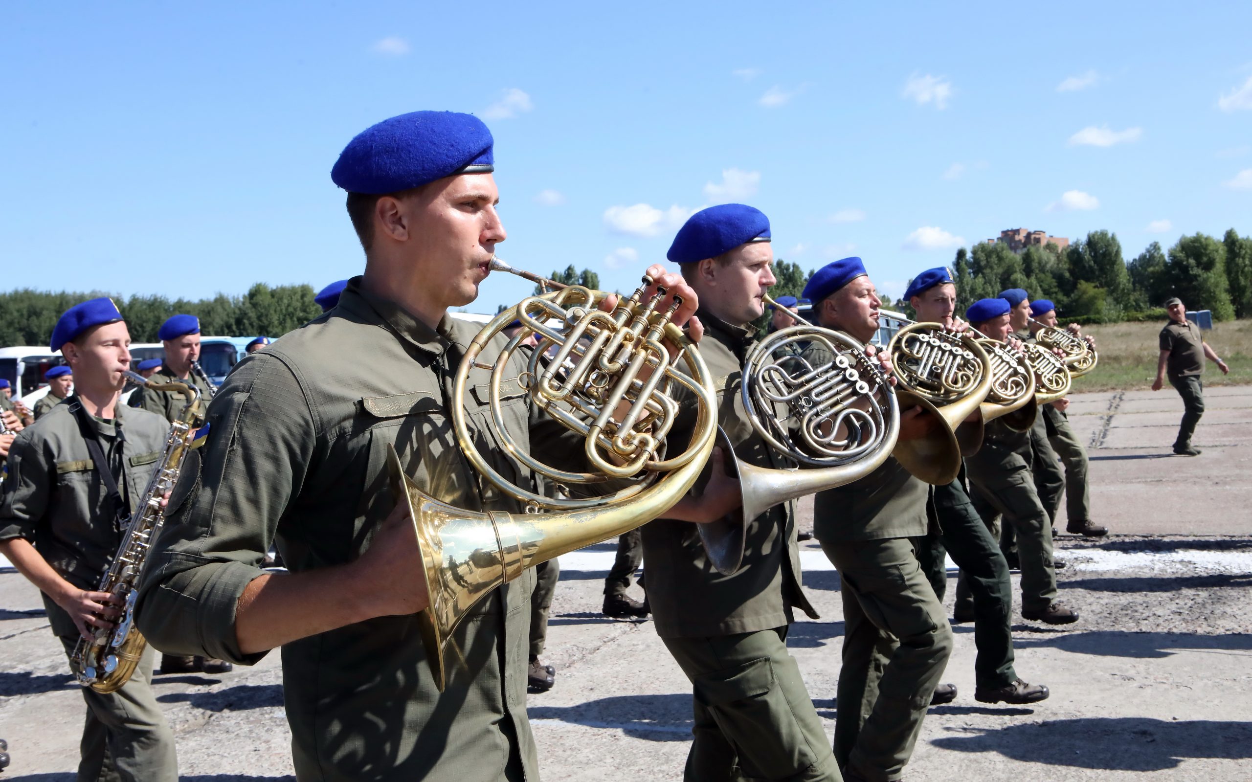 В Киеве проходят репетиции парада войск ко Дню Независимости Украины