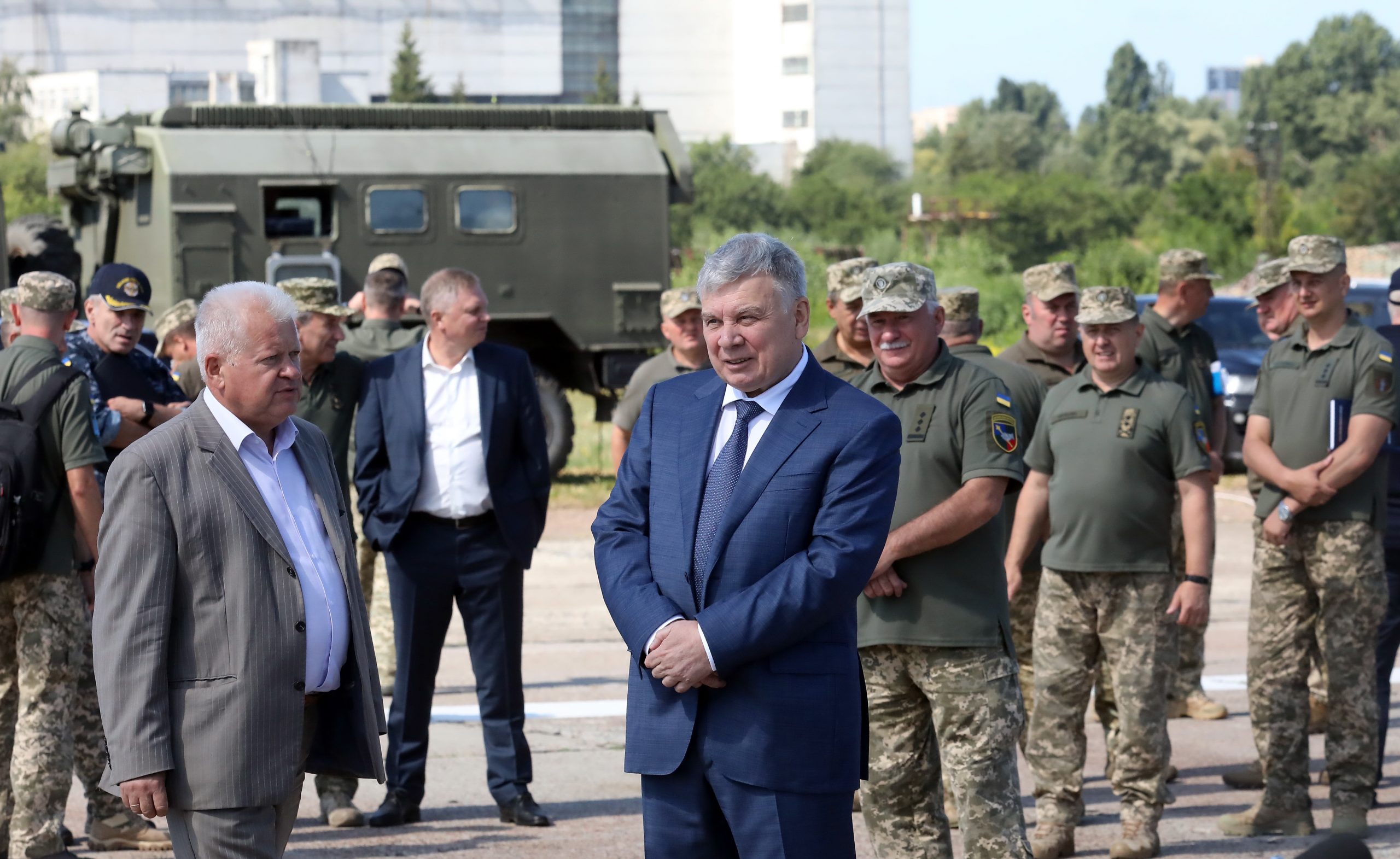 В Киеве проходят репетиции парада войск ко Дню Независимости Украины