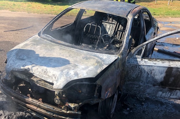 В Киевской области сгорели два авто (ФОТО)