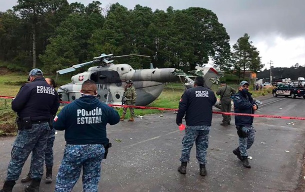 В центральной Мексике разбился военный вертолет Ми-17 (ФОТО)
