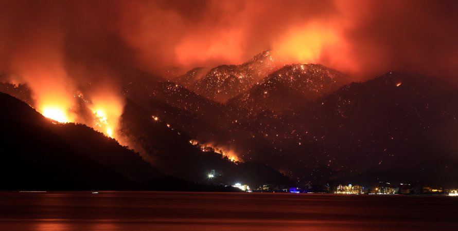 Эколог объяснил причину пожаров в Турции