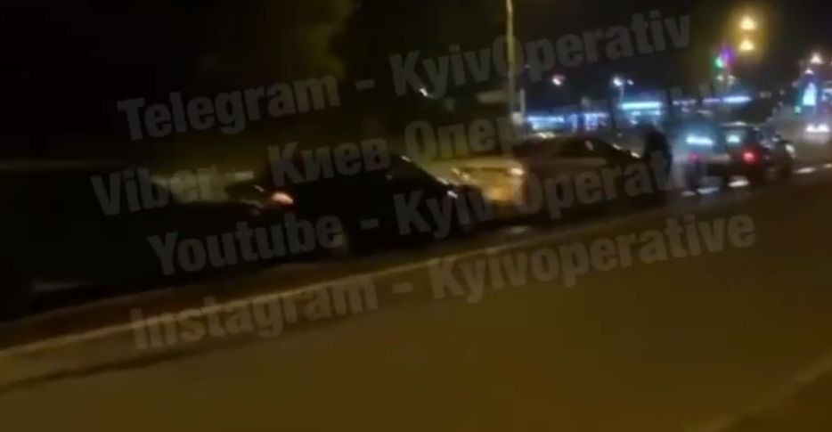В Киеве столкнулись пять автомобилей (ФОТО, ВИДЕО)