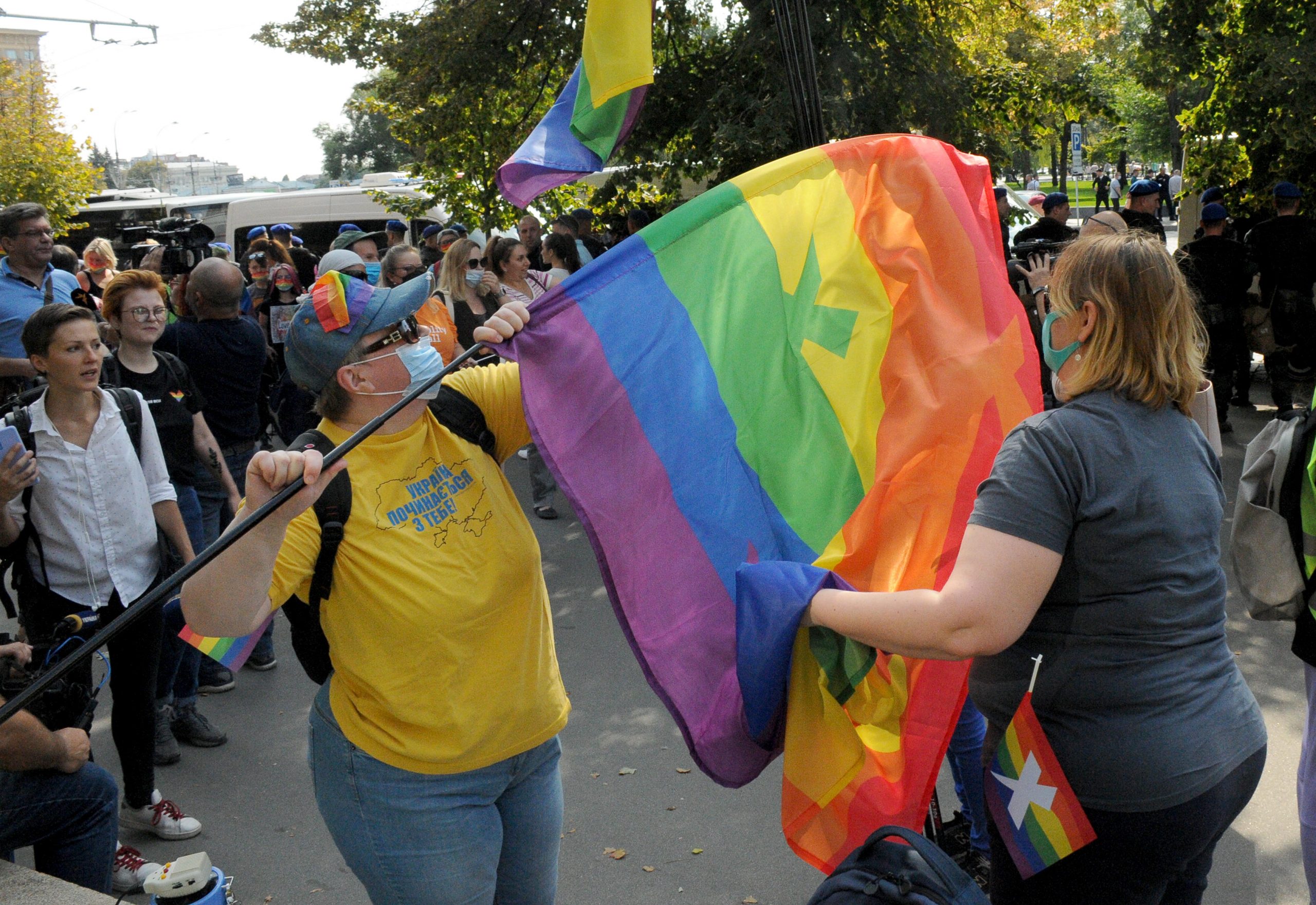 В Харькове прошел парад представителей ЛГБТ-движения