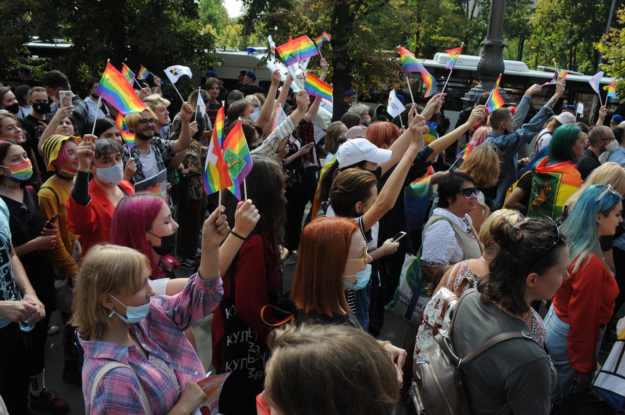 В Харькове прошел парад представителей ЛГБТ-движения