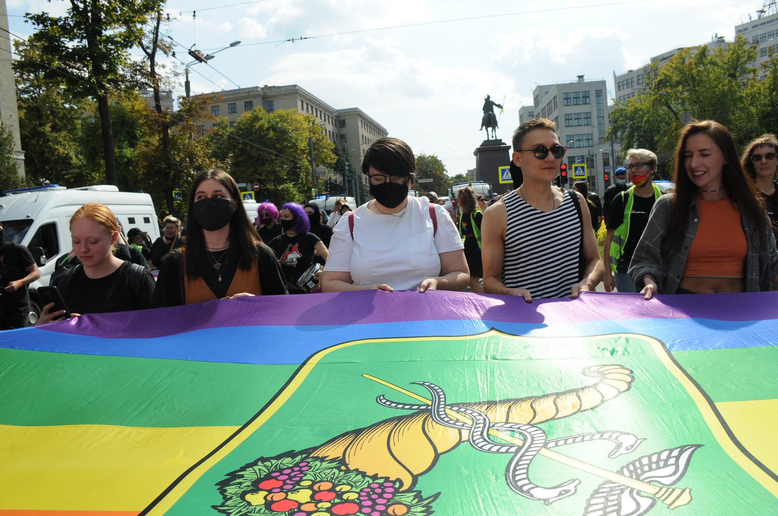 В Харькове прошел парад представителей ЛГБТ-движения