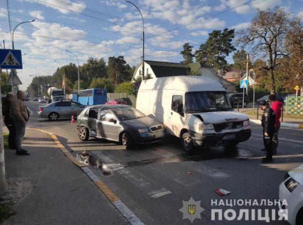 В Ирпене 5-летняя девочка пострадала в ДТП (ФОТО)