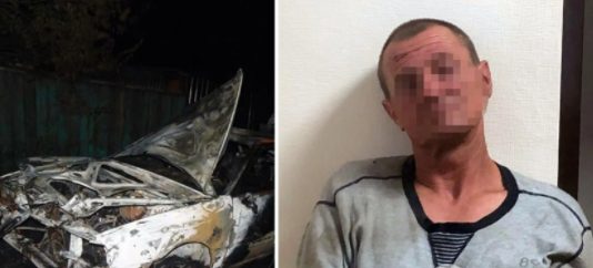 В Киеве мужчина сжег авто сожителя своей бывшей жены (ФОТО)