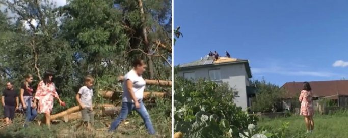 В Киевской области ураган наделал бед (ФОТО)
